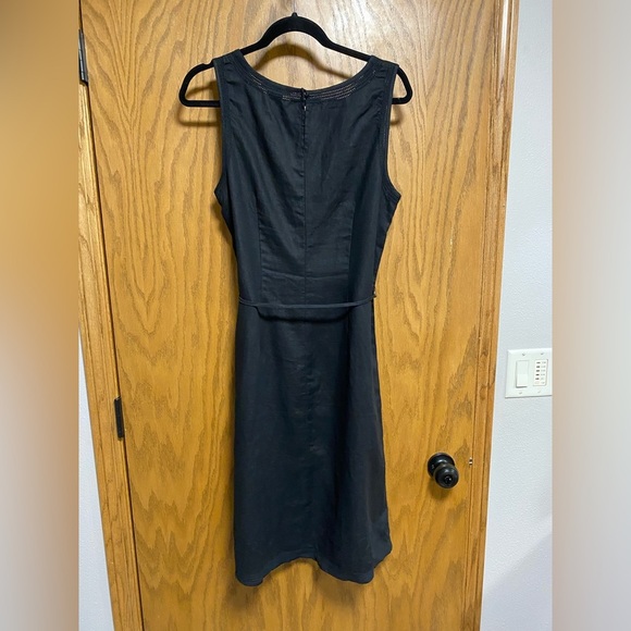 Faith Love Passion Women’s “Little Black Dress” 100% LINEN - SIZE 12 - EUC - Picture 6 of 6